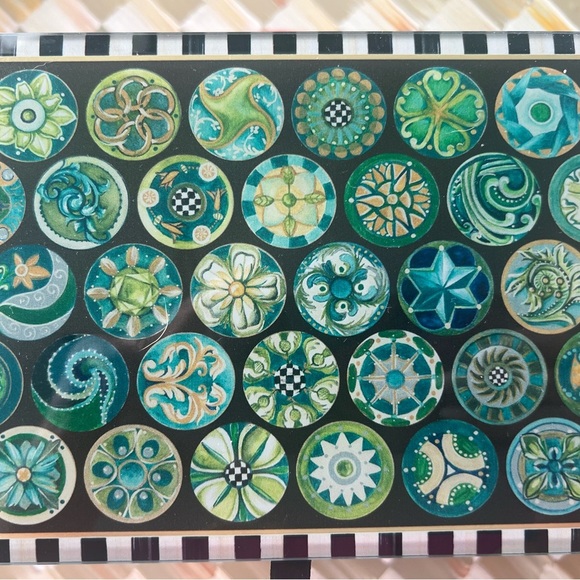 MACKENZIE CHILDS Vintage Buttons Jewelry Box – Small - Picture 7 of 7